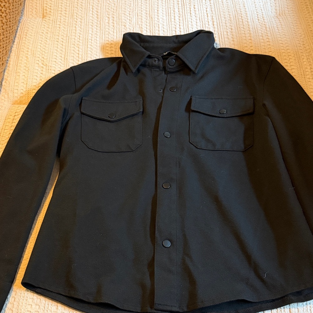 Zara Charcoal Button Down Shirt